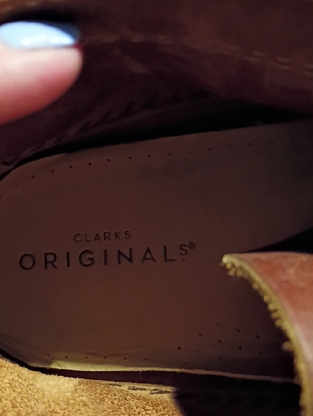 Men's Clarks Original Brown Leather Chukka Boots - Picture 5 of 5